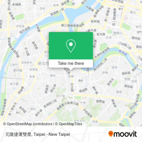 元隆捷運雙星 map