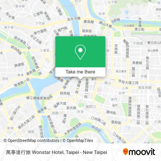 萬事達行旅 Wonstar Hotel map