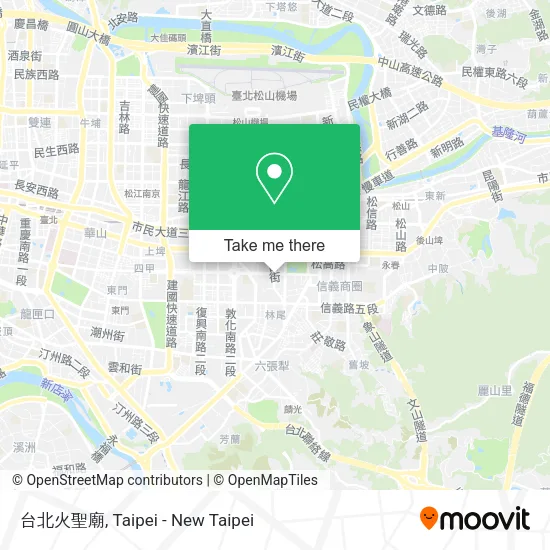 台北火聖廟 map