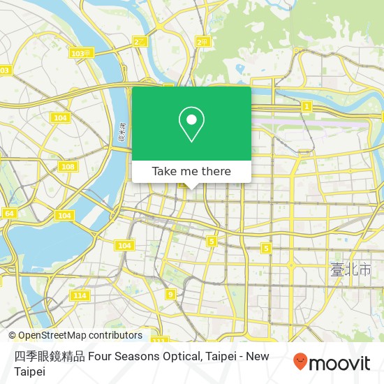 四季眼鏡精品 Four Seasons Optical map