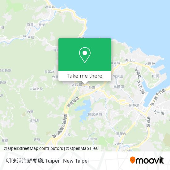 明味活海鮮餐廳 map