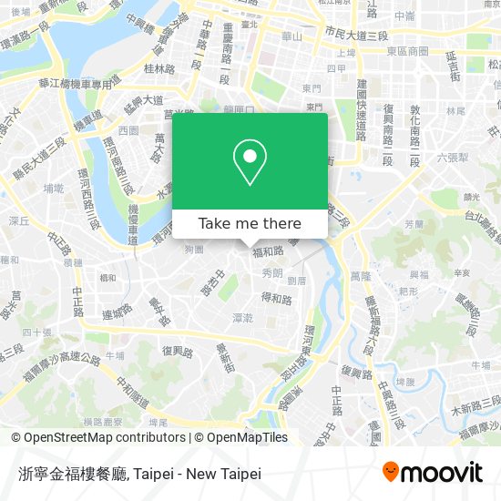 浙寧金福樓餐廳 map