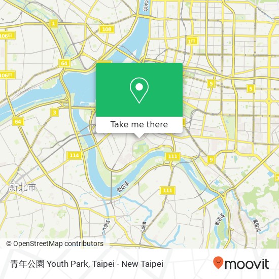 青年公園 Youth Park map