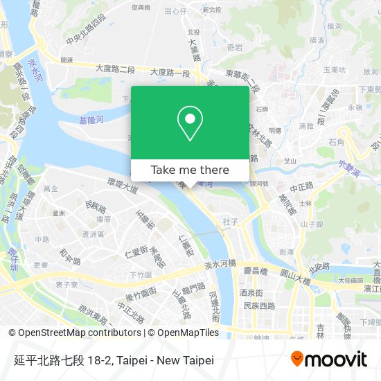 延平北路七段 18-2地圖