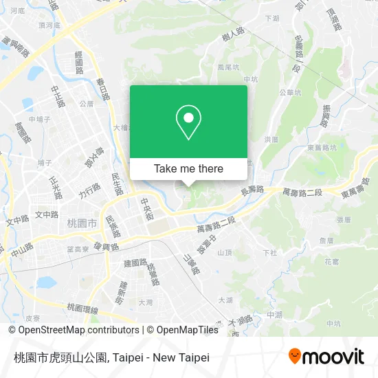 桃園市虎頭山公園地圖