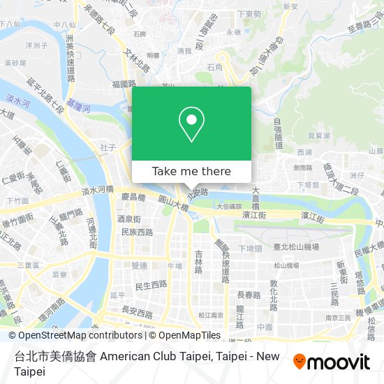 台北市美僑協會 American Club Taipei map