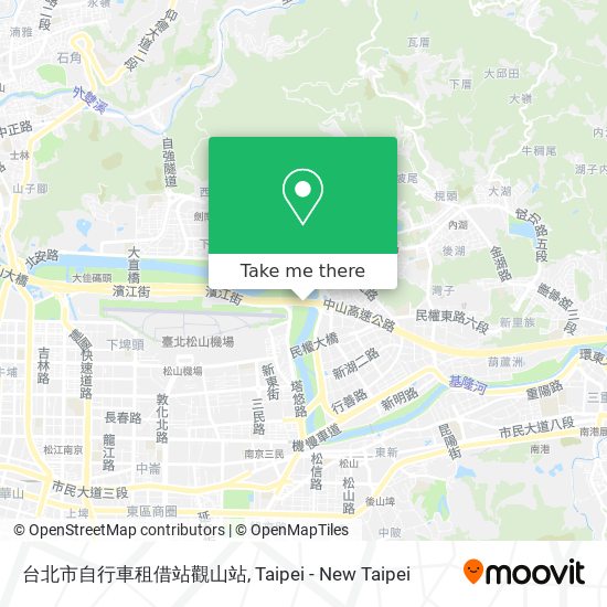 台北市自行車租借站觀山站 map