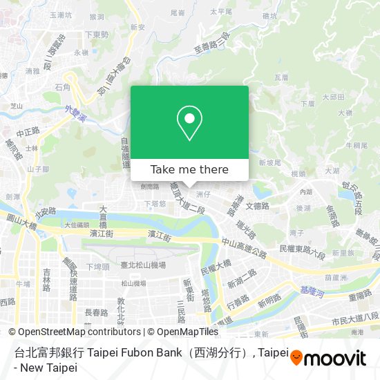 台北富邦銀行 Taipei Fubon Bank（西湖分行）地圖