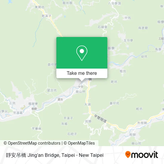 靜安吊橋 Jing'an Bridge地圖