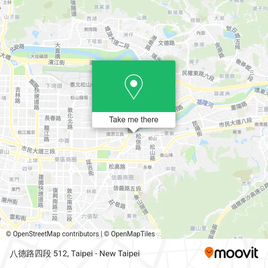 八德路四段 512 map