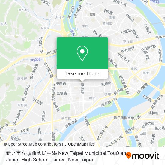 新北市立頭前國民中學 New Taipei Municipal TouQian Junior High School map