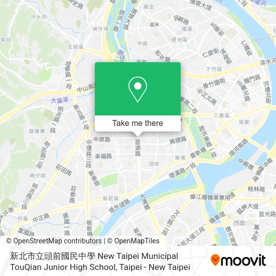 新北市立頭前國民中學 New Taipei Municipal TouQian Junior High School map