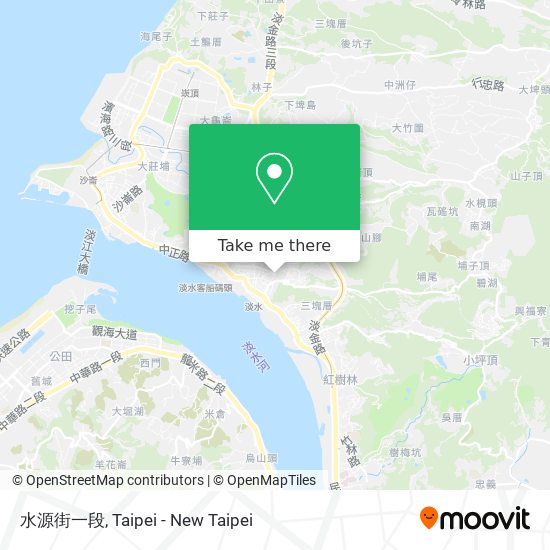 水源街一段 map