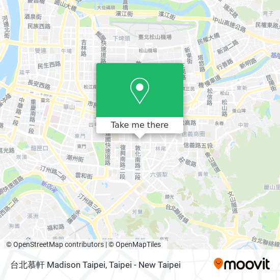 台北慕軒 Madison Taipei map