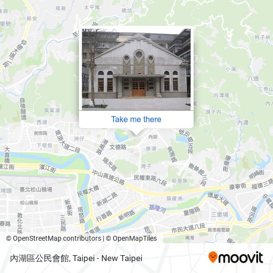 內湖區公民會館 map
