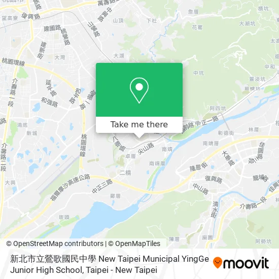 新北市立鶯歌國民中學 New Taipei Municipal YingGe Junior High School map