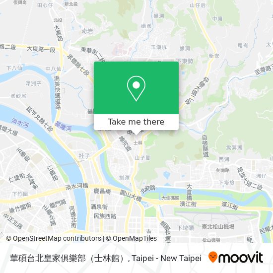 華碩台北皇家俱樂部（士林館） map