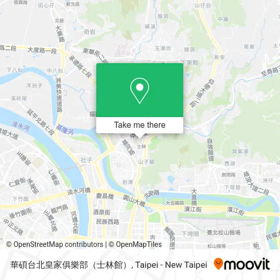 華碩台北皇家俱樂部（士林館）地圖
