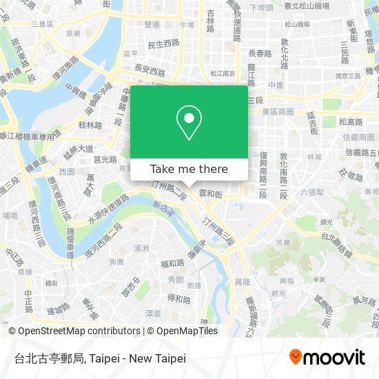 台北古亭郵局 map
