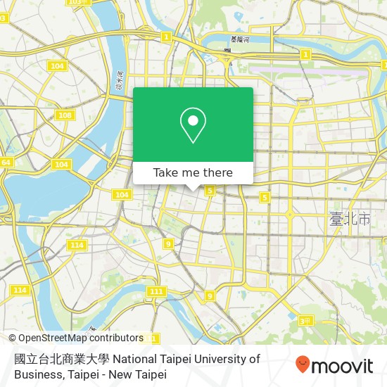 國立台北商業大學 National Taipei University of Business地圖