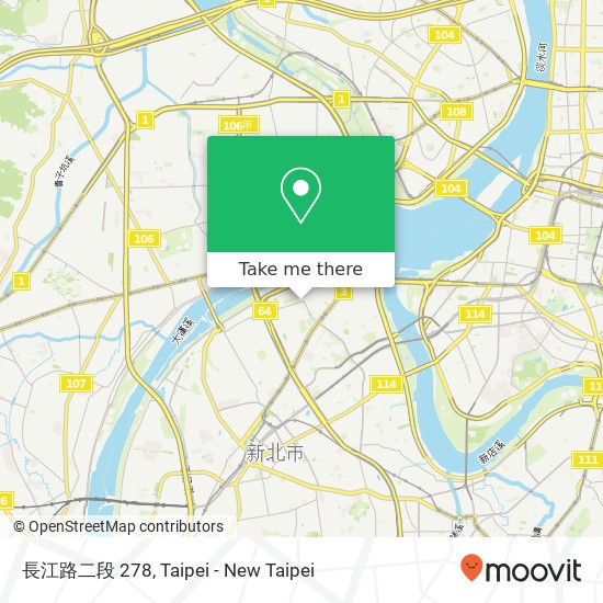 長江路二段 278地圖