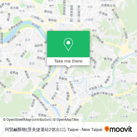 阿賢鹹酥雞(景美捷運站2號出口) map
