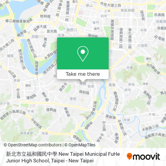 新北市立福和國民中學 New Taipei Municipal FuHe Junior High School map