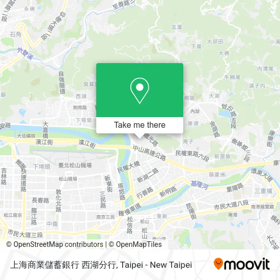 上海商業儲蓄銀行 西湖分行地圖