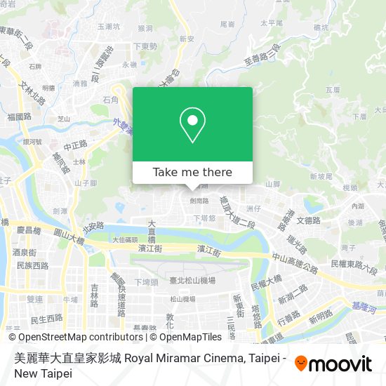 美麗華大直皇家影城 Royal Miramar Cinema map