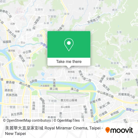 美麗華大直皇家影城 Royal Miramar Cinema map