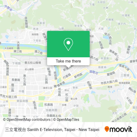 三立電視台  Sanlih E-Television map