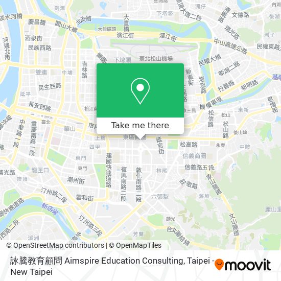 詠騰教育顧問 Aimspire Education Consulting map