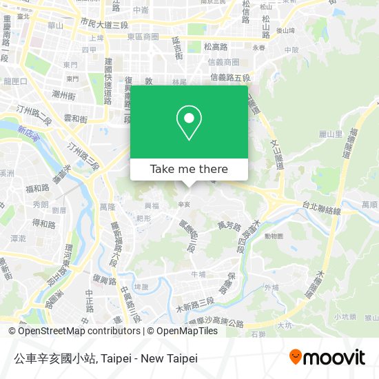 公車辛亥國小站 map