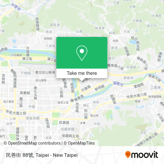 民善街 88號地圖