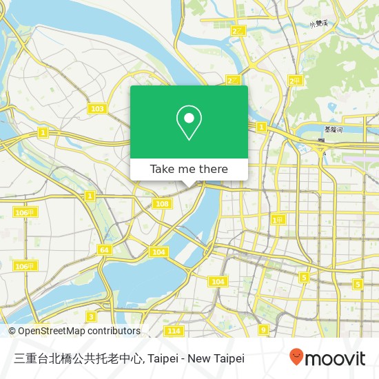三重台北橋公共托老中心 map