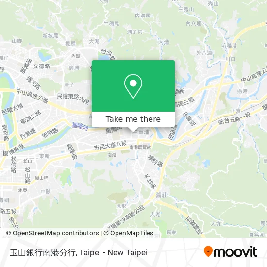 玉山銀行南港分行 map