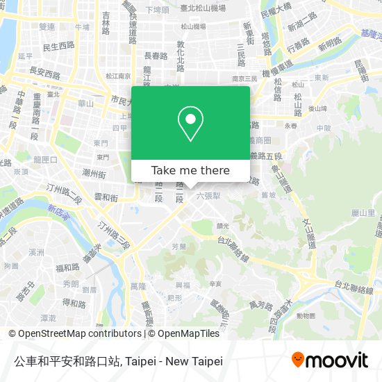 公車和平安和路口站 map