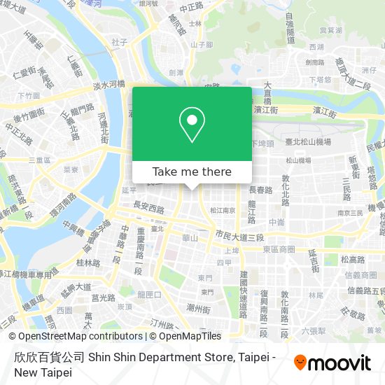 欣欣百貨公司 Shin Shin Department Store map