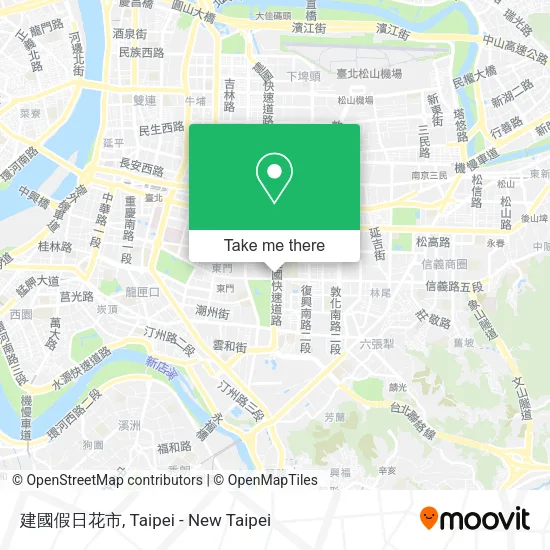 建國假日花市 map
