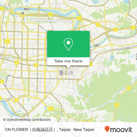 CN FLOWER（信義誠品店） map