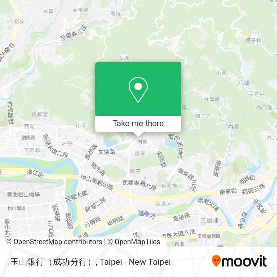 玉山銀行（成功分行）地圖