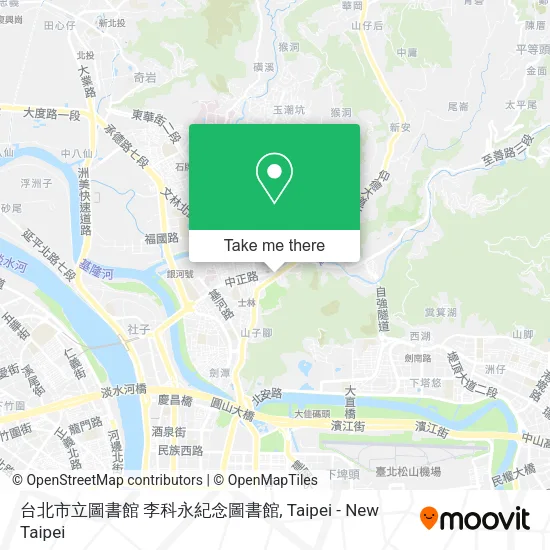 台北市立圖書館 李科永紀念圖書館地圖