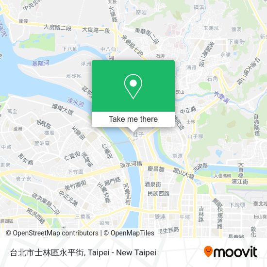 台北市士林區永平街地圖