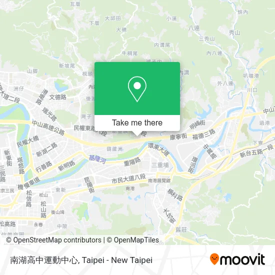 南湖高中運動中心 map