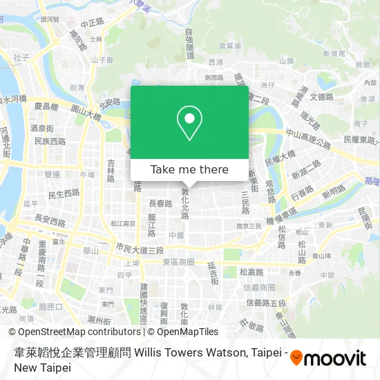 韋萊韜悅企業管理顧問 Willis Towers Watson map