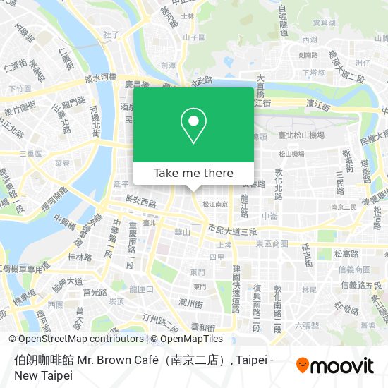 伯朗咖啡館 Mr. Brown Café（南京二店） map