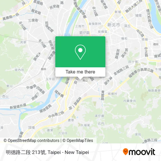 明德路二段 213號地圖