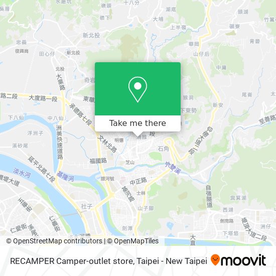 RECAMPER Camper-outlet store map