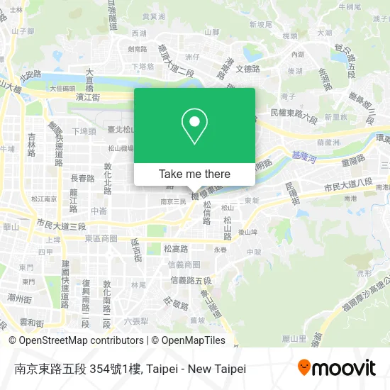 南京東路五段 354號1樓地圖