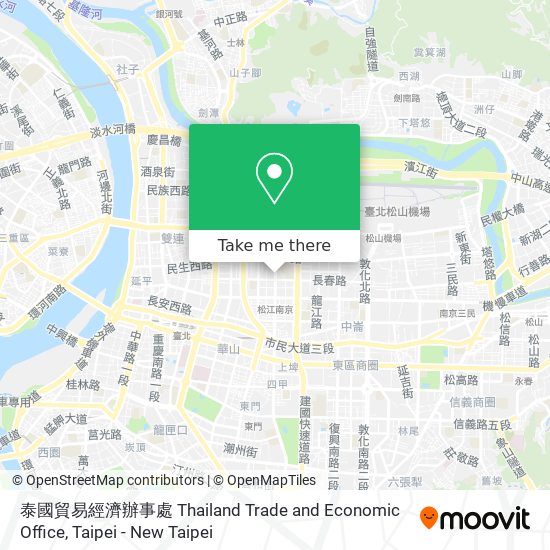 泰國貿易經濟辦事處 Thailand Trade and Economic Office地圖